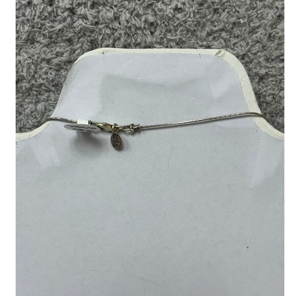 PZ Or Paz Sterling Silver Roman Glass Pendant Necklace 20" #63861 - Picture 2 of 6